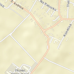 Milovice Street Map