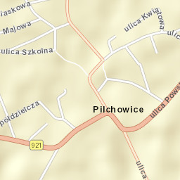 Pilchowice Street Map