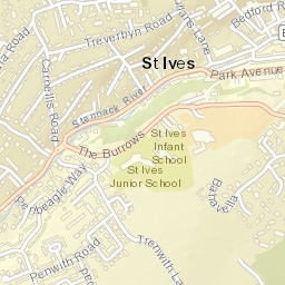St Ives Street Map