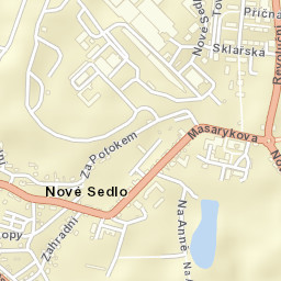 Nové Sedlo Street Map