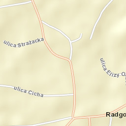 Radgoszcz Street Map