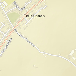 Four Lanes Street Map