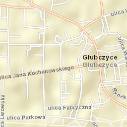 Głubczyce Street Map