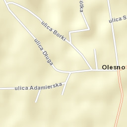 Olesno Street Map