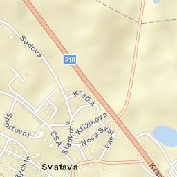 Svatava Street Map
