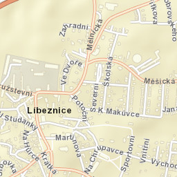 Líbeznice Street Map