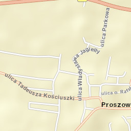 Powiat proszowicki Street Map