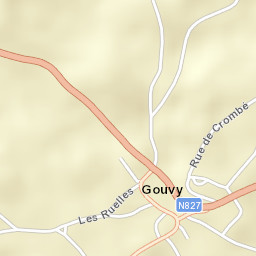 Gouvy Street Map