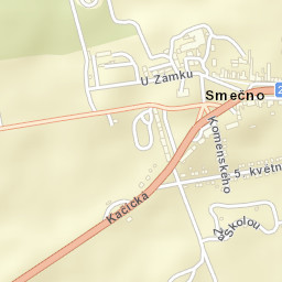 Smečno Street Map