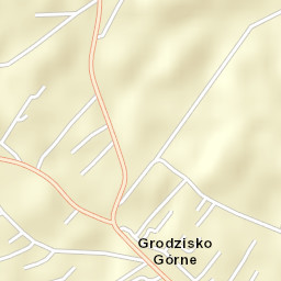 Grodzisko Górne Street Map