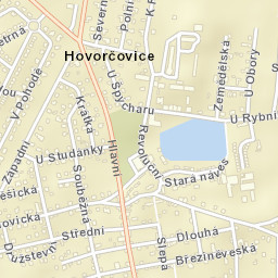Hovorčovice Street Map