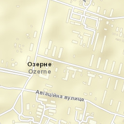 Ozerne Street Map