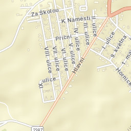 Vinařice Street Map