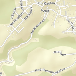 Klecany Street Map