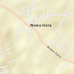 Nowa Góra Street Map