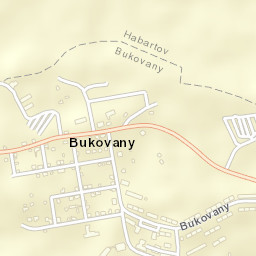 Bukovany Street Map