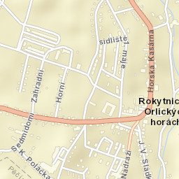 Rokytnice v Orlických Horách Street Map