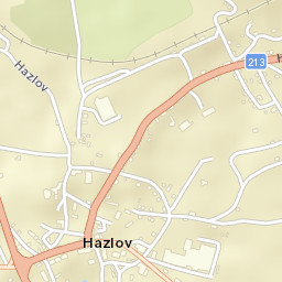 Hazlov Street Map