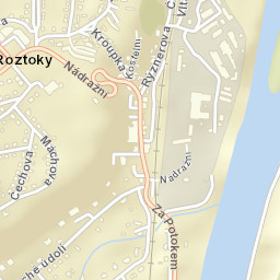 Roztoky Street Map