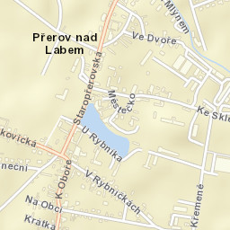 Přerov nad Labem Street Map