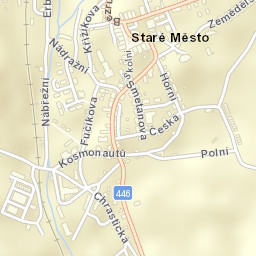 Staré Město Street Map