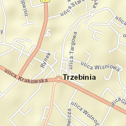 Trzebinia Street Map