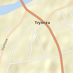 Tryńcza Street Map