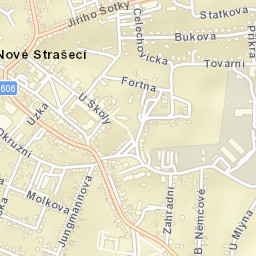 Nové Strašecí Street Map