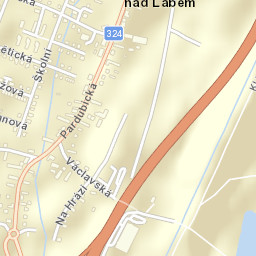 Opatovice nad Labem Street Map