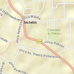Imielin Street Map