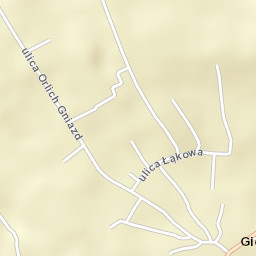 Giebułtów Street Map