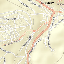 Horní Slavkov Street Map