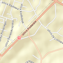 Powiat chrzanowski Street Map