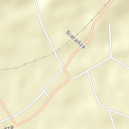 Sieradza Street Map