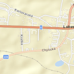 Lubenec Street Map