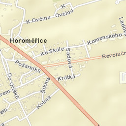 Horoměřice Street Map