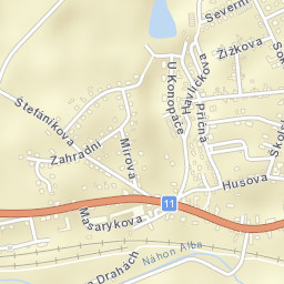 Častolovice Street Map