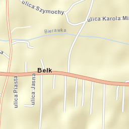 Bełk Street Map