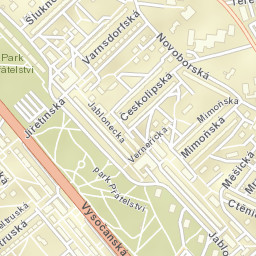 Střížkov Street Map