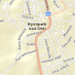 Kynšperk nad Ohří Street Map