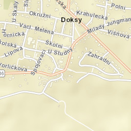 Doksy Street Map