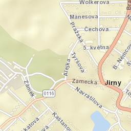 Jirny Street Map