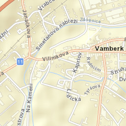 Vamberk Street Map