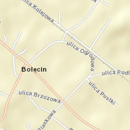 Bolęcin Street Map