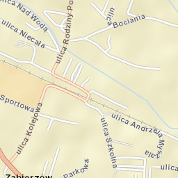 Zabierzów Street Map
