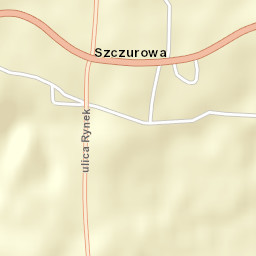 Szczurowa Street Map
