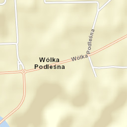 Wólka Podleśna Street Map