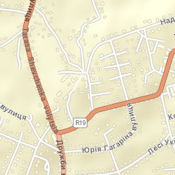Trypillia Street Map