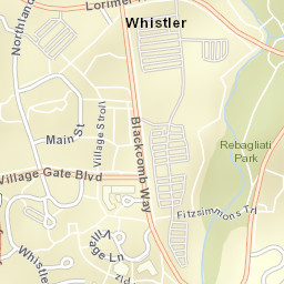Whistler Street Map