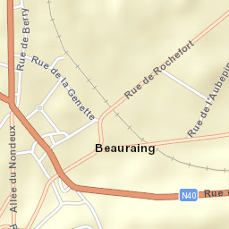 Beauraing Street Map